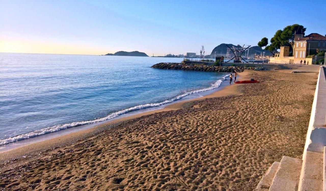 Logement Climatise Avec Jardin Et Parking Pour 2 Personnes En Bord De Plage Daire La Ciotat Dış mekan fotoğraf